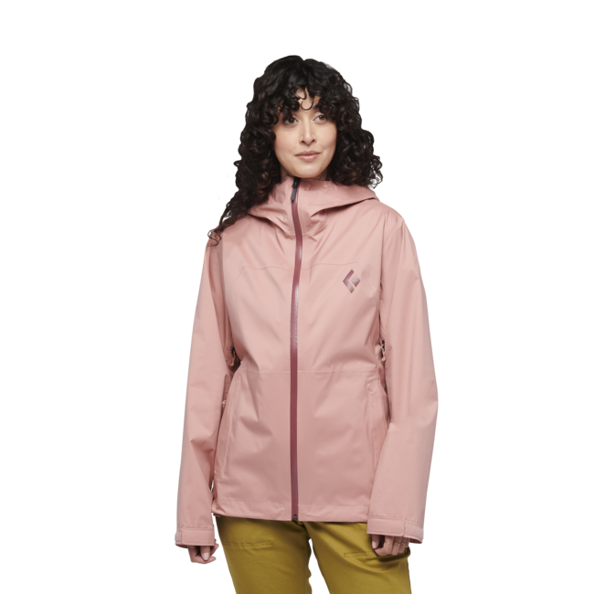Black Diamond Stormline Stretch Rain Shell непромокаюча куртка жіноча, chalk рожевий