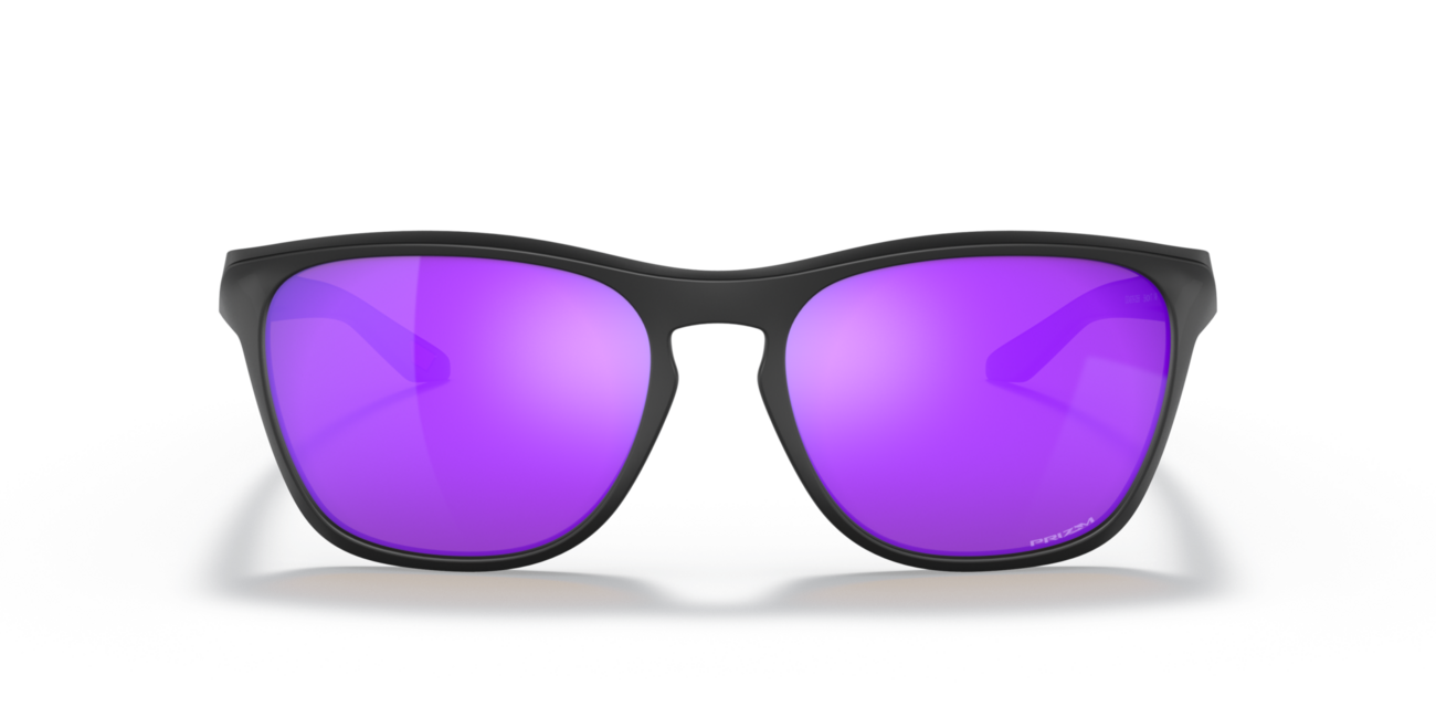 Oakley MANORBURN сонцезахисні окуляри в оправі зі скельцями, матовий чорний, Prizm Фіолетовий 56