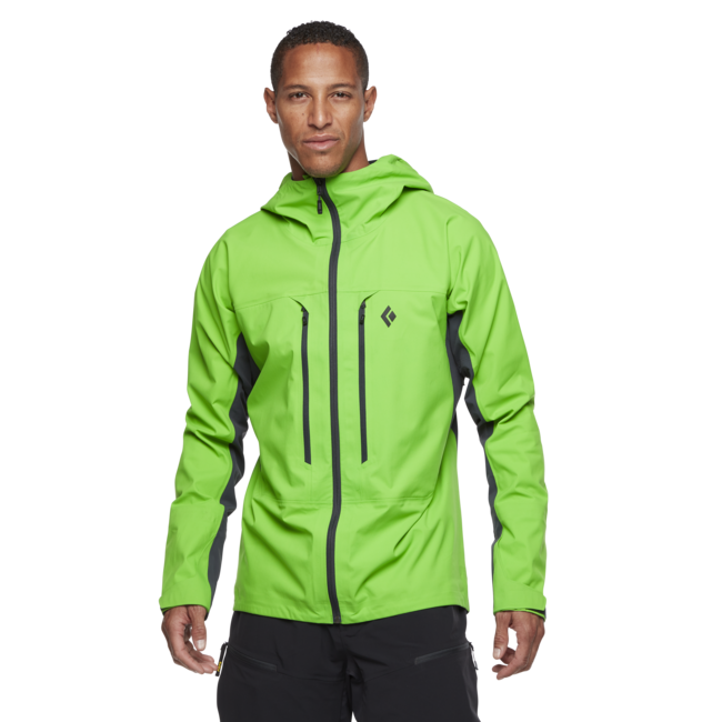 Black Diamond Dawn Patrol Hybrid Shell перехідна куртка чоловіча, яскраво-зелена