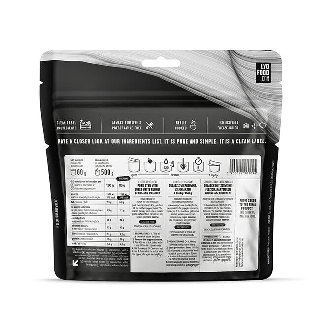 LYOfood бравчовий гуляш 500g