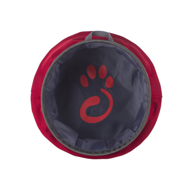 Mountain Paws складна миска для води для собак L, червона