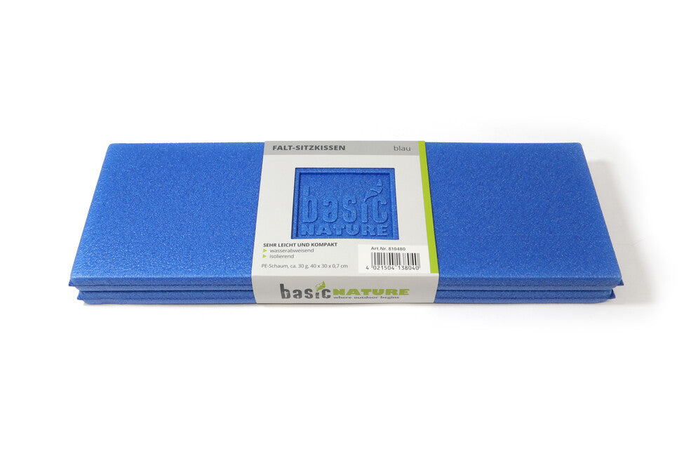 BasicNature складний подушка для сідяння, синя