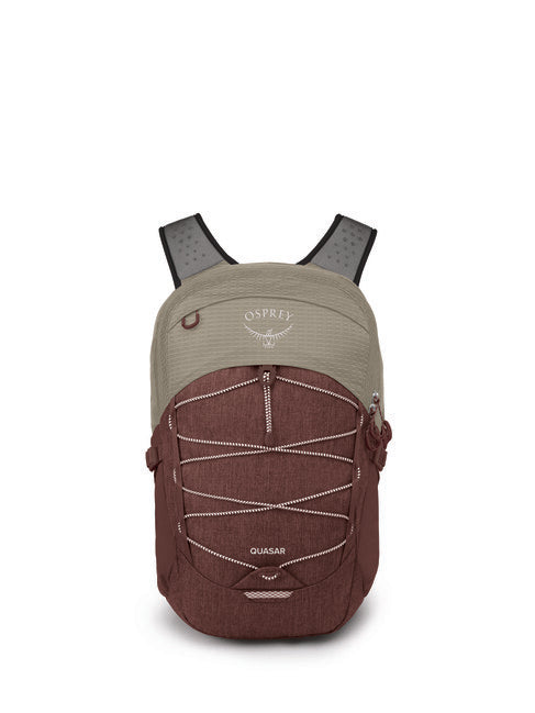 OSPREY Quasar 28 міський рюкзак, sawdust загарний/raisin червоний