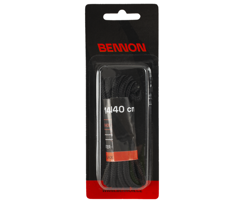 BENNON Laces Black Box шнурки до взуття 140 см