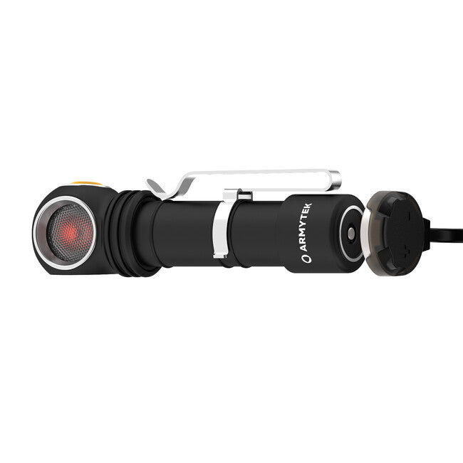 ArmyTek Wizard C2 WR налобний ліхтар LED з магнітним тримачем живлення від акумулятора 1100 лм 3 год 65 г, білий і червоний