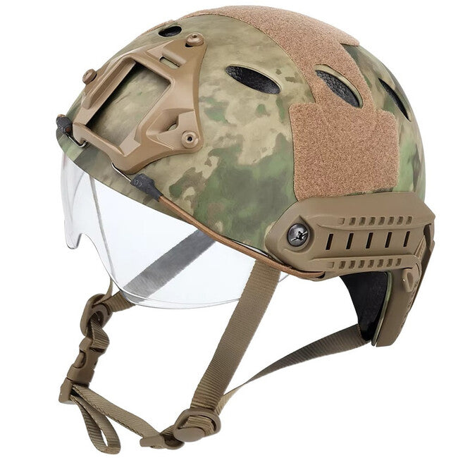 DRAGOWA Tactical Fast PJ тактичний шолом з окулярами Bolt, AT (без сертифікації)