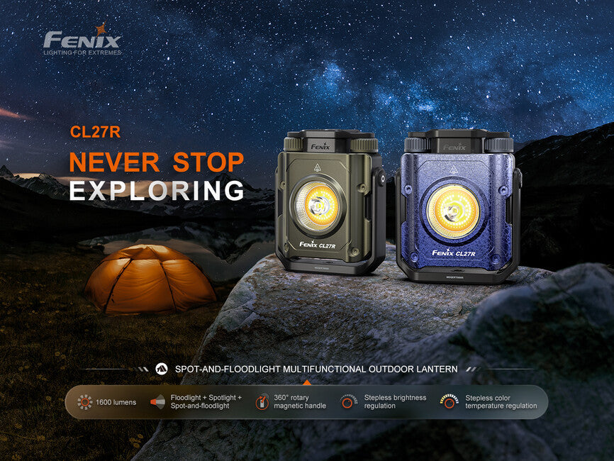 Fenix CL27R робоче світло і лампаш, зелене