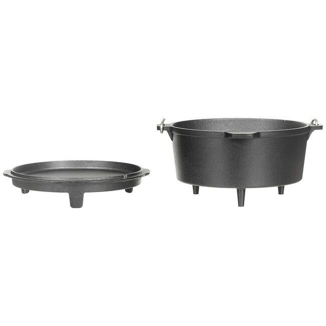 For Outdoor голландська каструля для вогню, чавун, близько 3,8 л