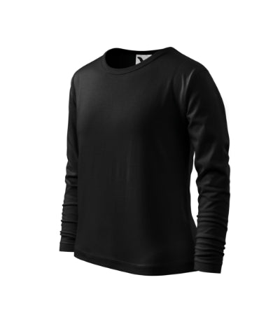 Malfini Fit-T LS футболка дитяча з довгим рукавом, чорна