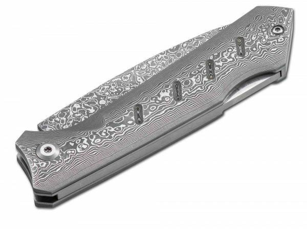 BÖKER® Damascus Dominator кишеньковий ніж 8,4 см, дамаськ