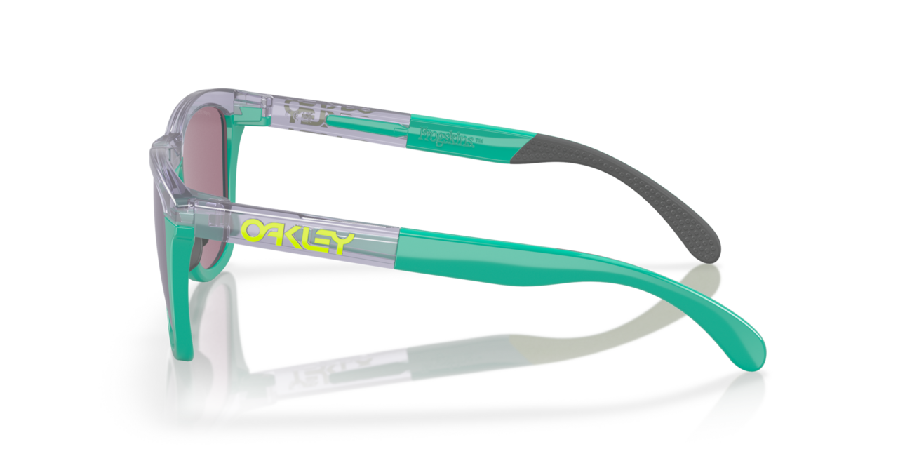 Oakley FROGSKINS RANGE сонячні окуляри з оправою Trans Lilac/Celeste та скельцями Prizm Jade, 55