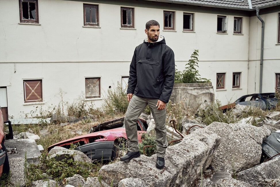 Brandit Windbreaker Sherpa куртка, оливкова
