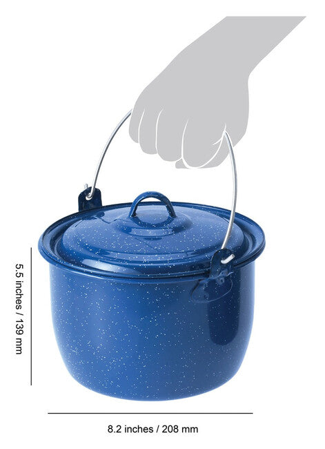 GSI Outdoors Convex Kettle емальований чайник 2.8 л, синій
