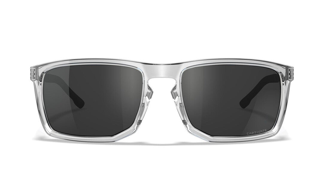 Wiley X Axe сонцезахисні окуляри, Captivate сірий/Gloss Crystal Clear