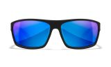 Wiley X Peak сонцезахисні окуляри Captivate Polarized, матовий чорний, синє дзеркало
