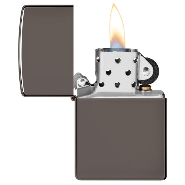 Zippo бензиновий запальничка, чорний ice