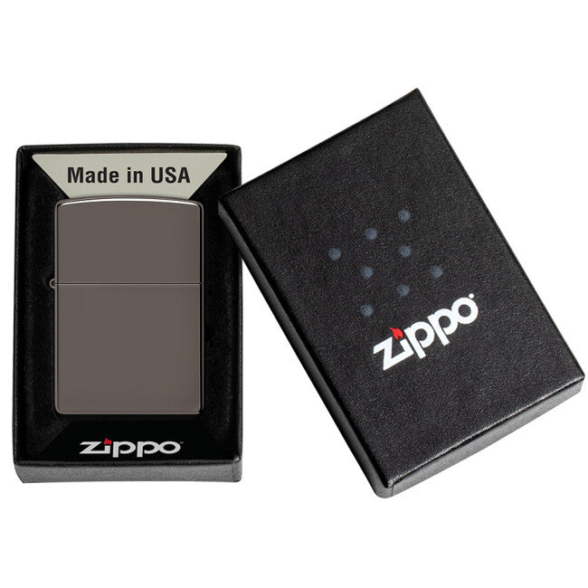 Zippo бензиновий запальничка, чорний ice