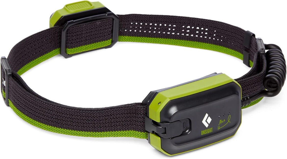 Black Diamond Onsight 375 налобний ліхтар Honnold Edtn, зелений