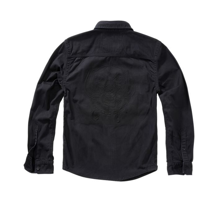 Brandit Motörhead Vintage сорочка з довгими рукавами, чорна
