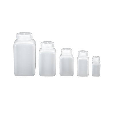 Nalgene квадратна пляшка з широким гарлом, гарло 34 мм, 250 мл