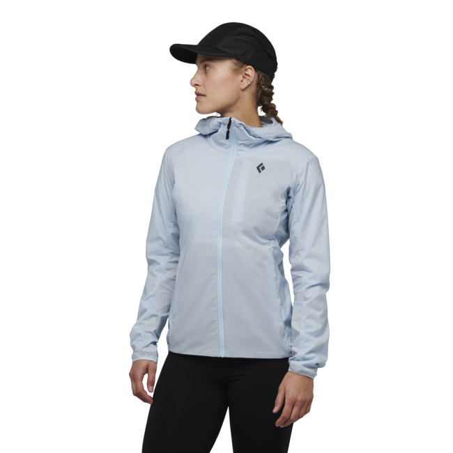 Black Diamond толстовка з капюшоном Insulated Hoody софтшел жіноча, темно-синя