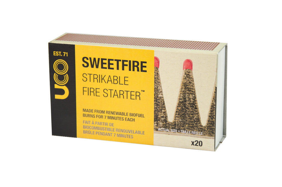 UCO Sweetfire запалювач для розпалювання вогню 20 шт.
