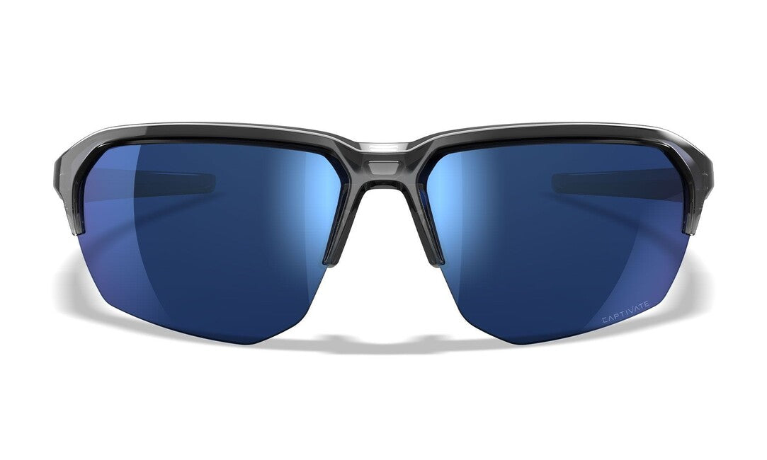 Wiley X Jakl сонячні окуляри Captivate Polarized Blue Mirror/Gloss Crystal Grey