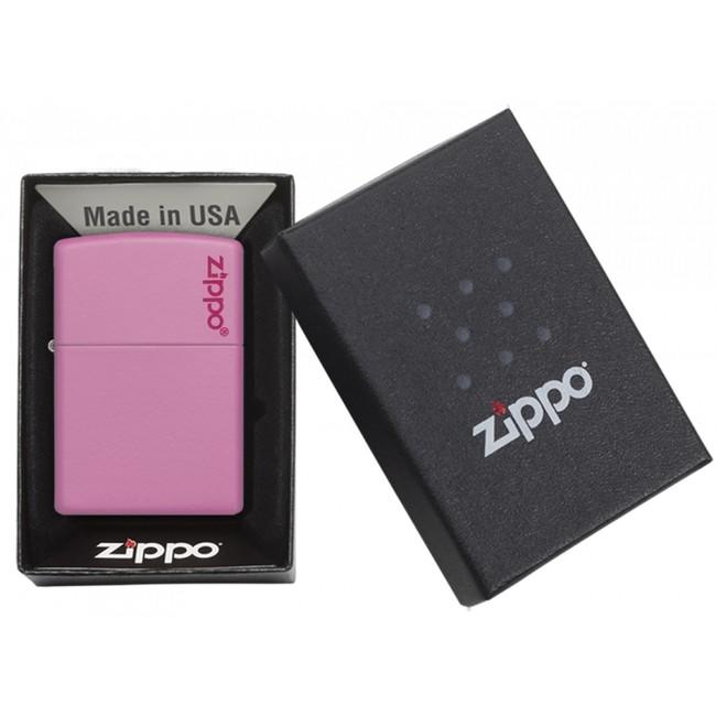Zippo запальничка бензинова, рожева матна