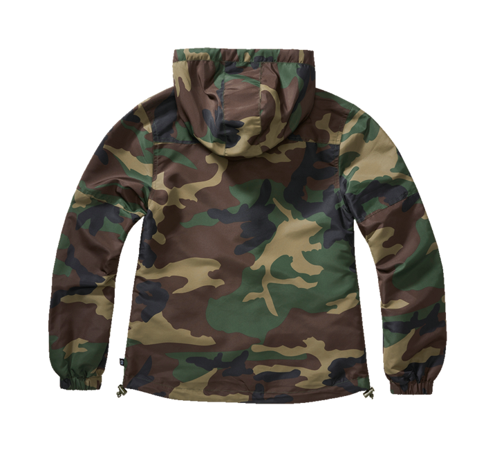 Brandit Summer Frontzip Windbreaker куртка жіноча, вудленд