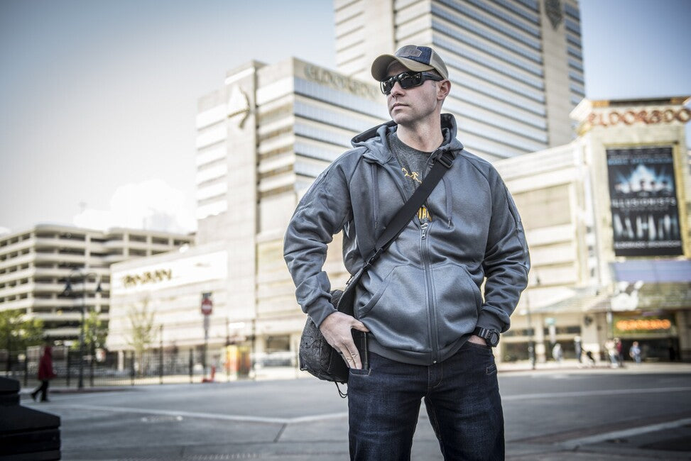 Helikon-Tex URBAN TACTICAL HOODIE світшот на повний замок, чорний