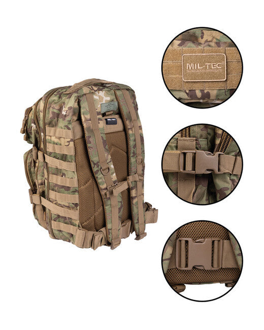 Mil-Tec рюкзак US assault Large Woodland-Arid, 36L