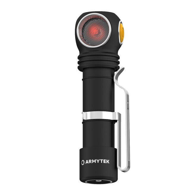 ArmyTek Wizard C2 WR налобний ліхтар LED з магнітним тримачем живлення від акумулятора 1100 лм 3 год 65 г, білий і червоний