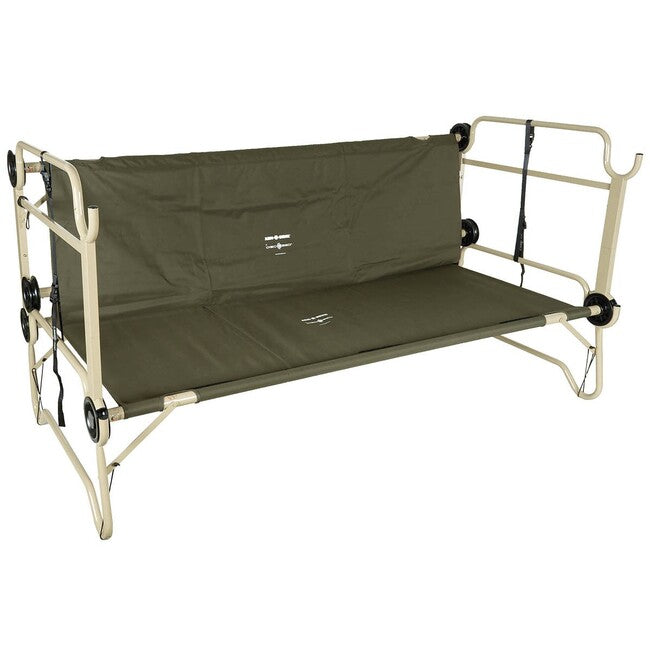 Disc-O-Bed Arm-O-Bunk складаний лежак з бічною кишенею, OD зелений