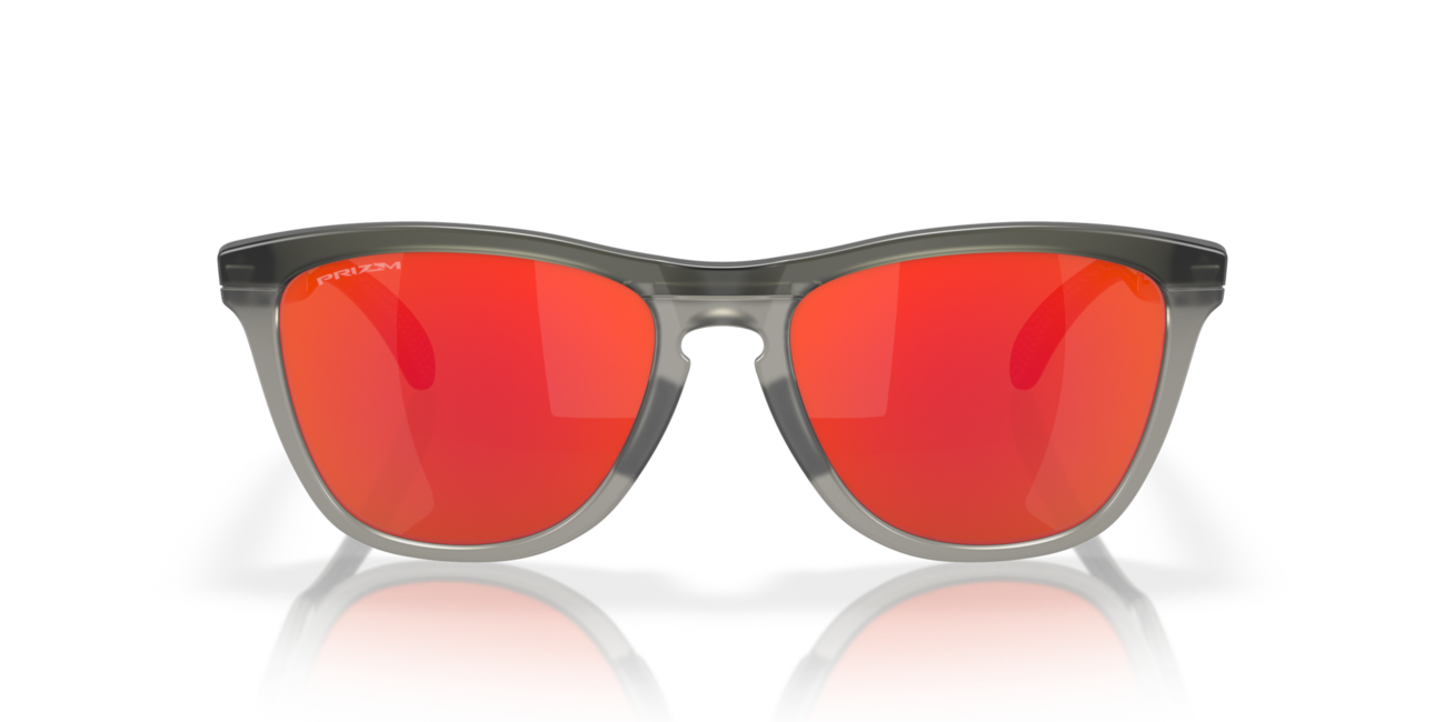 Oakley FROGSKINS RANGE сонячні окуляри з оправою матова сіра/темно-сірий та зі скельцами Prizm Ruby 55