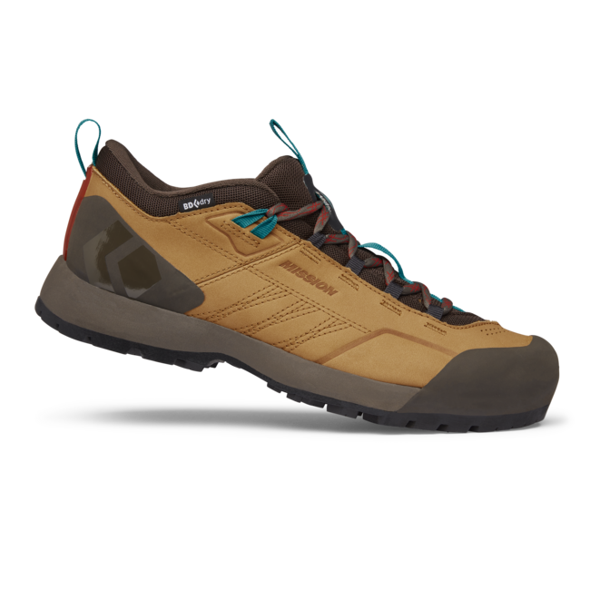 Black Diamond Mission Low Waterproof Approach шкіряні чоловічі підходові черевики, койотовий коричневий