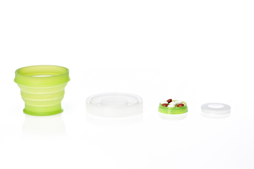 Humangear GoCup складний дорожний стакан, гігієнічний і упаковуваний, 237 ml, зелена