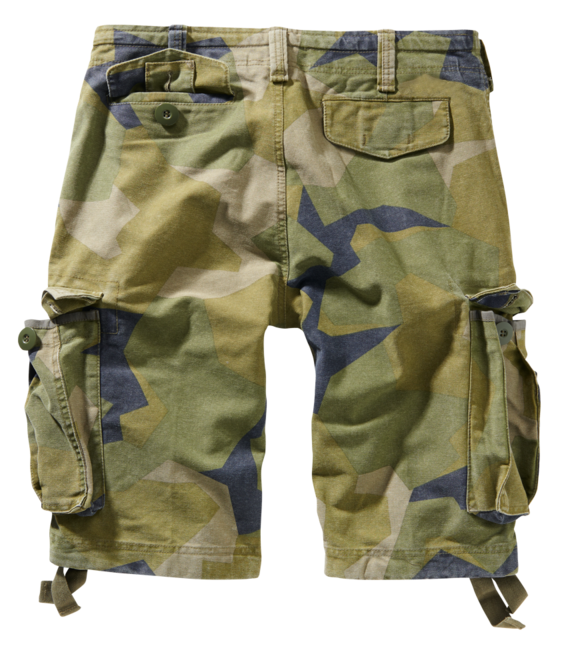 Brandit Vintage шорти, swedish камуфляж M90