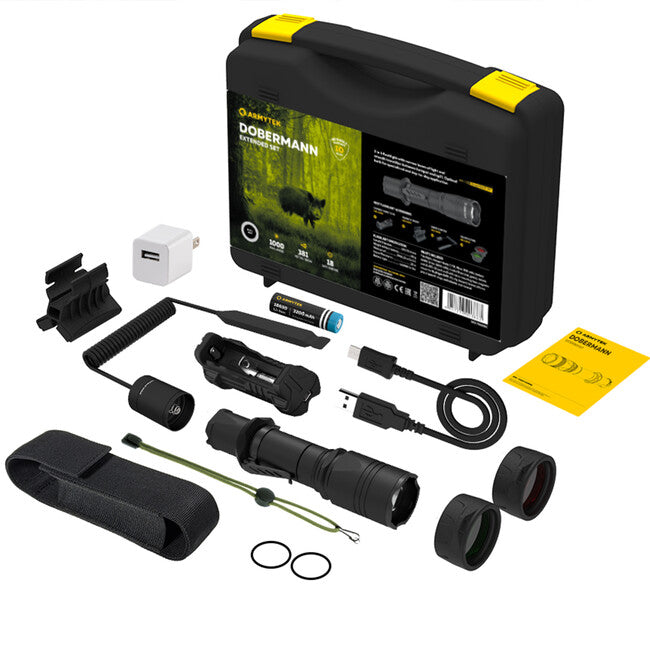 ArmyTek Dobermann Extended set тактичний зі світлом