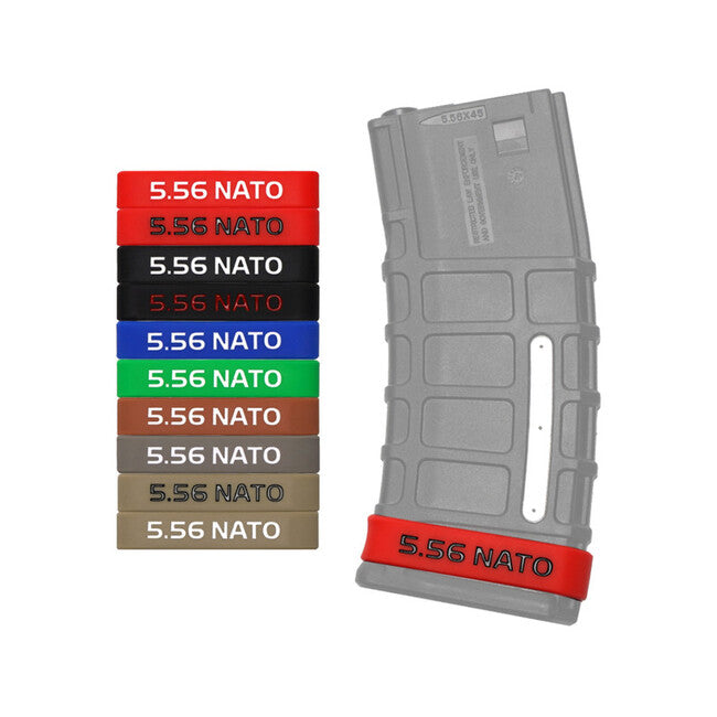 Leguon Volt гумова стрічка для маркування магазину 5.56 mm, червоно-біла