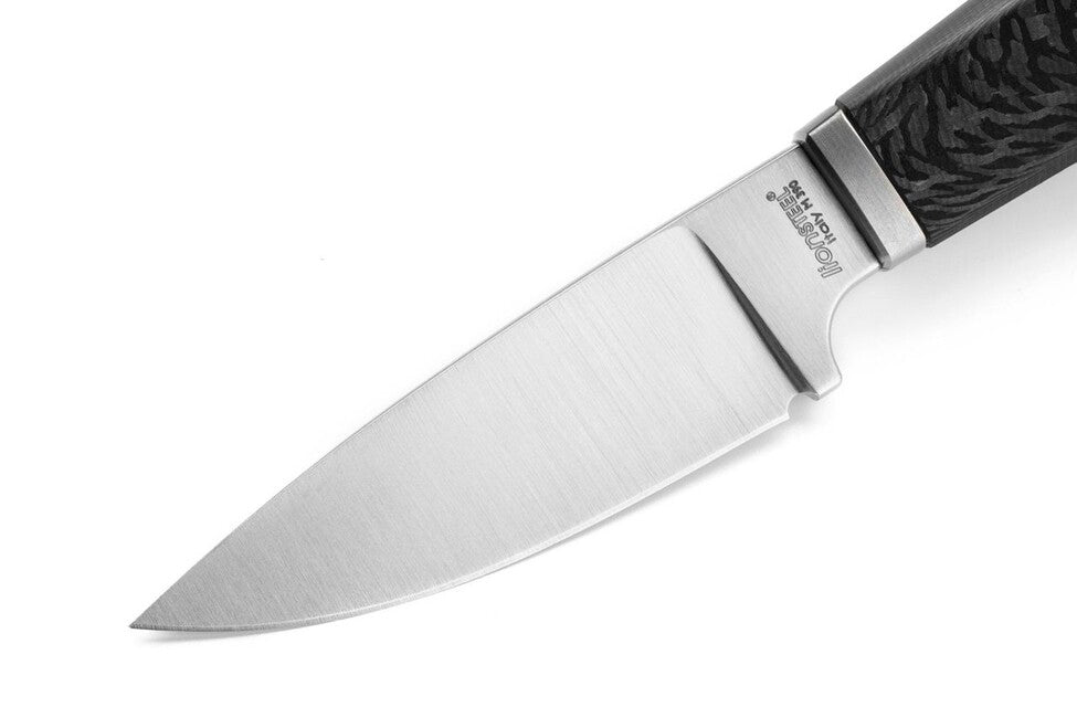 Lionsteel WILLY WL1 ніж із фіксованим лезом та рукояткою з карбону CF