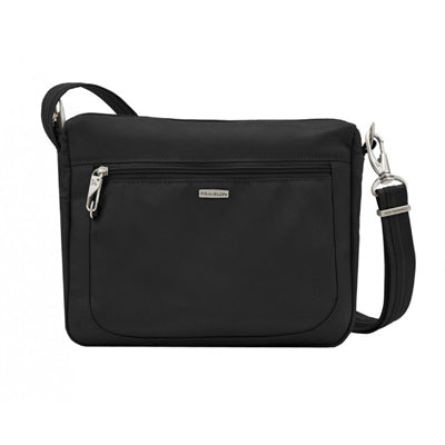 Travelon Classic Crossbody сумка через плече з захистом від крадіжки, чорна