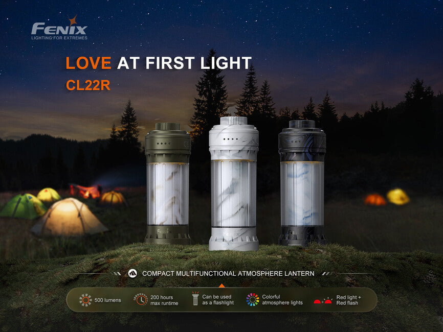 Fenix CL22R перезаряджаний ліхтар для намету, чорний
