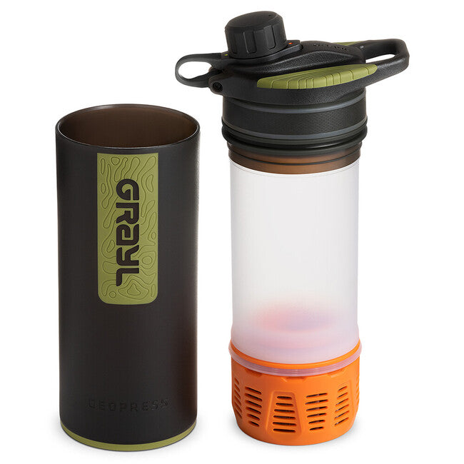 GRAYL Geopress Purifier фільтруюча пляшка 710 ml, чорна камуфляж