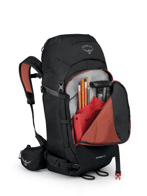 OSPREY SOPRIS лижно-альпійський рюкзак 40, чорний