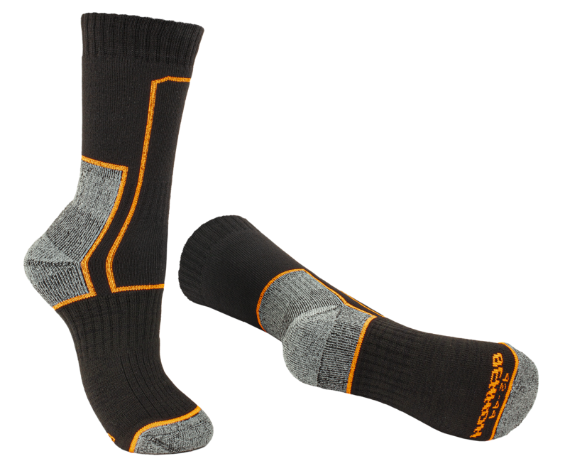BENNON Trek Sock тrekові шкарпетки, чорна/помаранчева