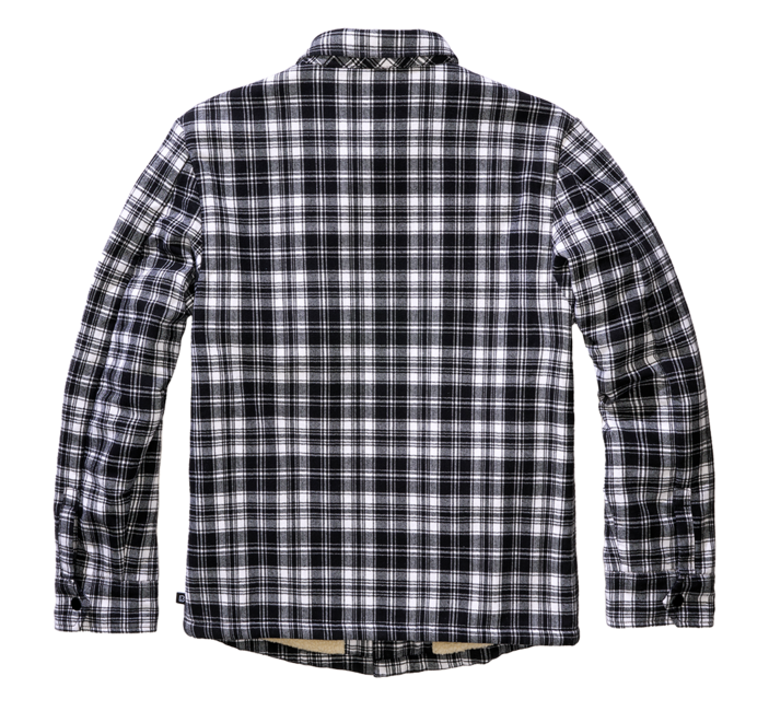 Brandit Classic Sherpa куртка, біло-чорна