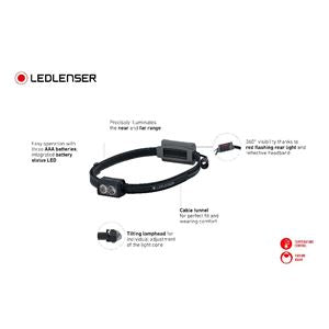 LEDLENSER NEO3 налобний ліхтар, чорно-синій