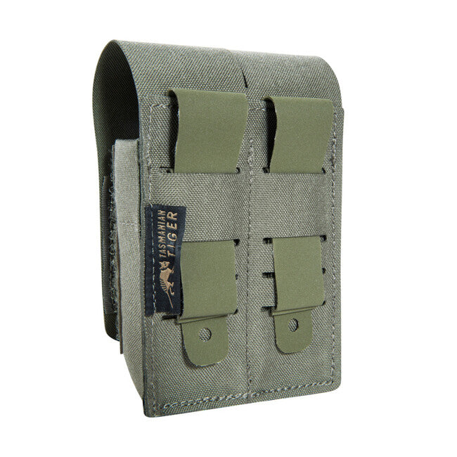 Tasmanian Tiger DBL Pistol MagPouch MKII тактичний чохол на два магазини, камінь сірий оливковий