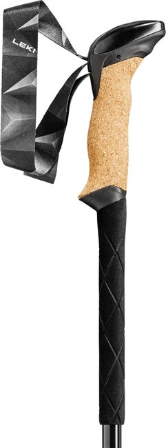 LEKI Black Series Carbon трекінгові палиці, чорна-чорна сіра-темний антрацит, 100 - 135 см
