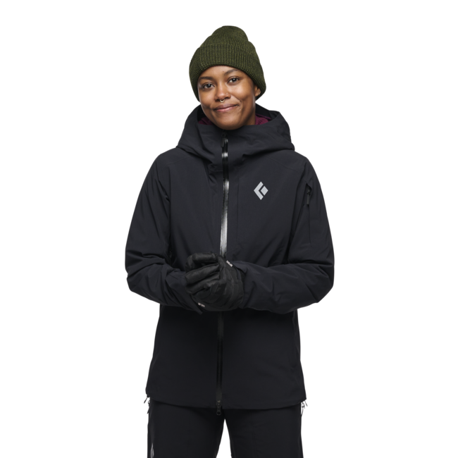 Black Diamond Recon Insulated Shell непромокаюча куртка жіноча, чорна